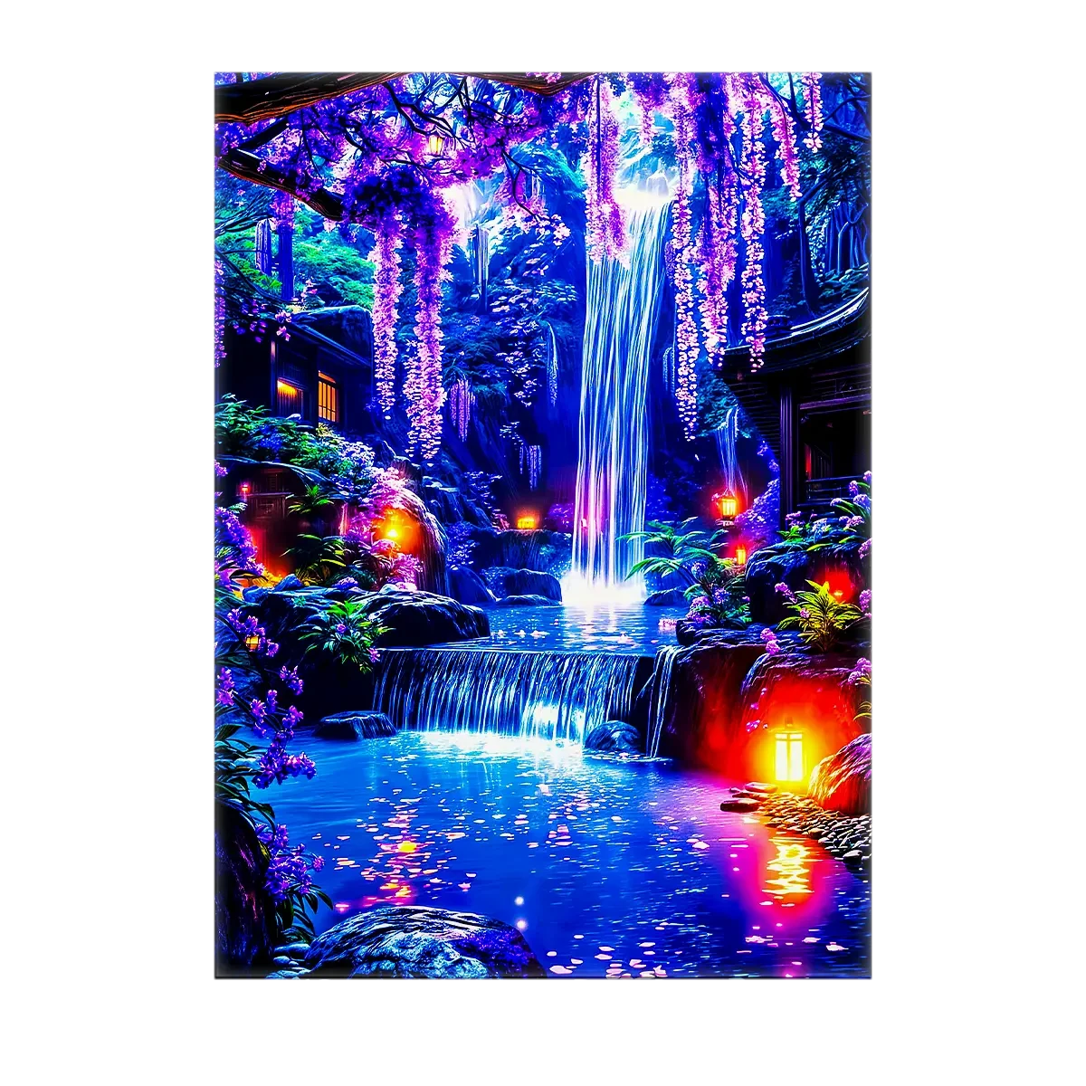 Tableau Cascade Fleur