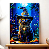 Tableau Chat Sorcier