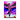 tableau Majin Boo vibrant en rose et violet montrant Majin Boo en plein vol avec une aura énergétique et un paysage dramatique