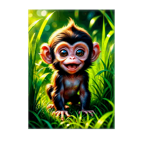 Tableau Petit Singe