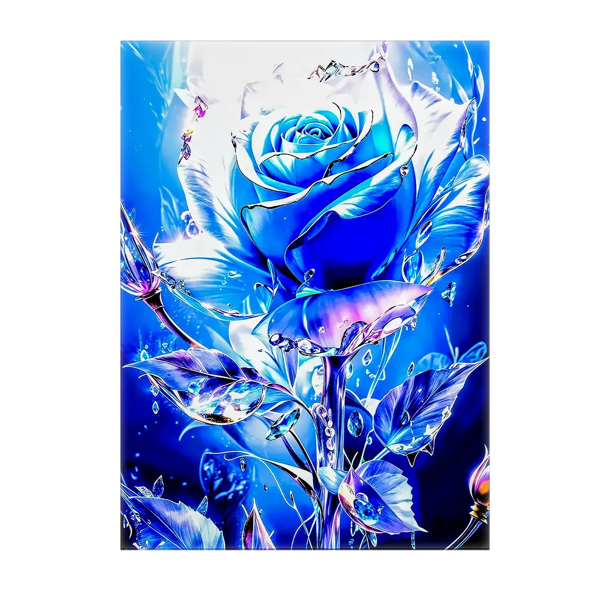 Tableau Rose Bleue
