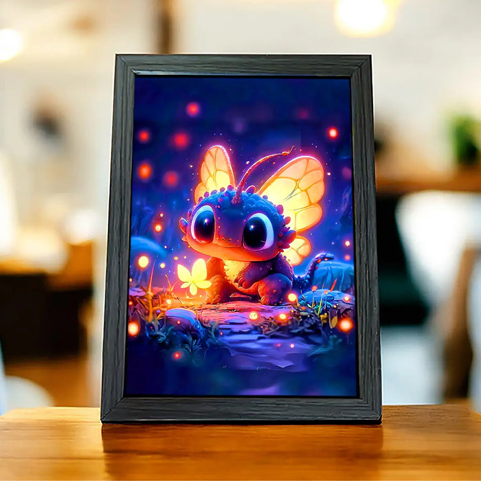 Cadre Dragon Papillon