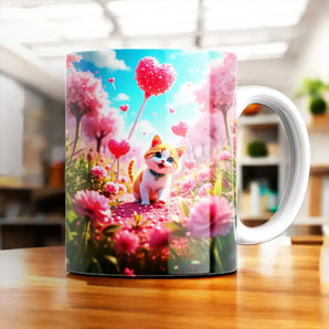 Mug Chat Coeur