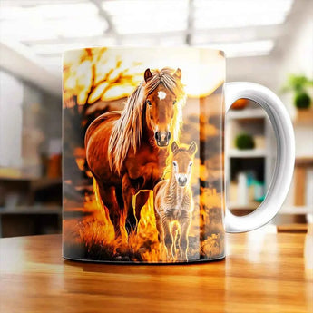 Mug Cheval Famille