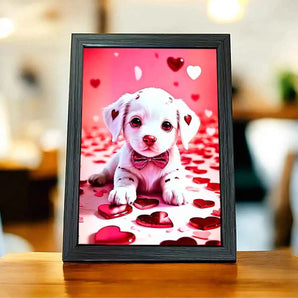 Cadre Chiot Coeur