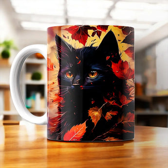 Mug Chat Automne