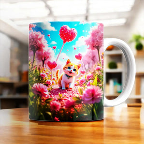 Mug Chat Coeur