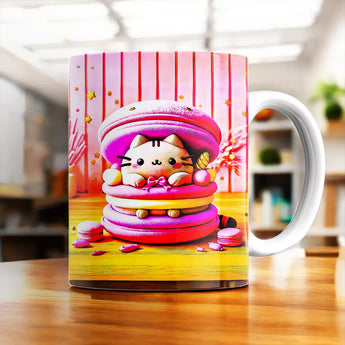 Mug Chat Macaron
