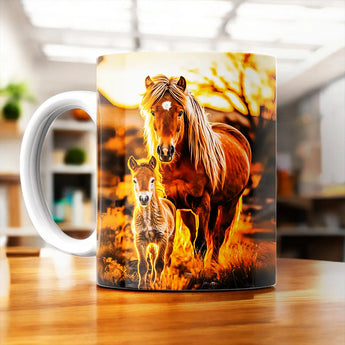Mug Cheval Famille