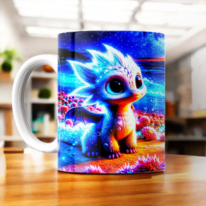 Mug Dragon Blanc