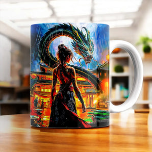 Mug Dragon Japonais