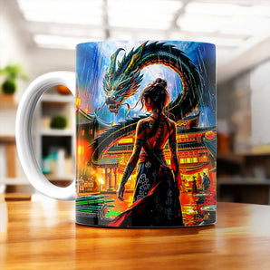 Mug Dragon Japonais