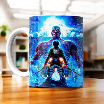 Mug Eren Titan Colossal