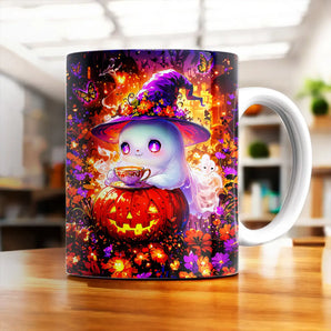 Mug Fantôme citrouille