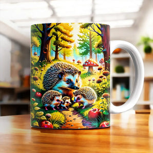 Mug Hérisson Famille