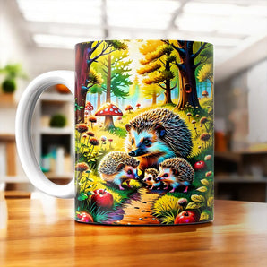 Mug Hérisson Famille