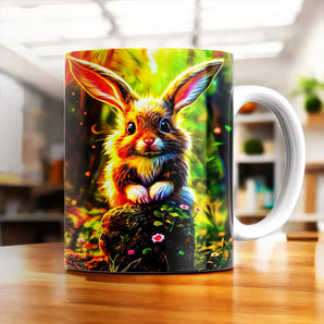 Mug Lapin Forêt