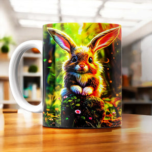 Mug Lapin Forêt