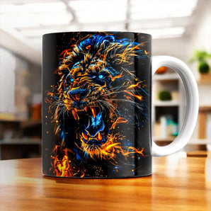 Mug Lion Feu