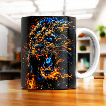 Mug Lion Feu