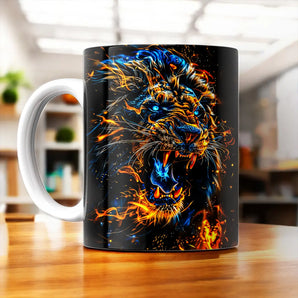 Mug Lion Feu