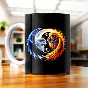 Mug Lion et Lionne