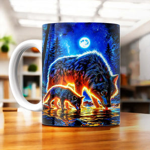 Mug Loup Famille
