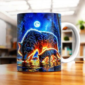 Mug Loup Famille