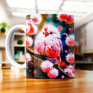 Mug Oiseau Rose