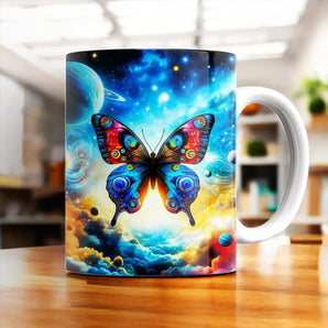 Mug Papillon Univers