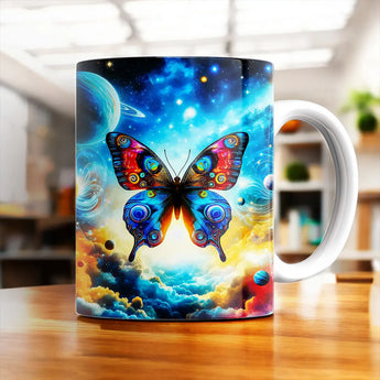 Mug Papillon Univers