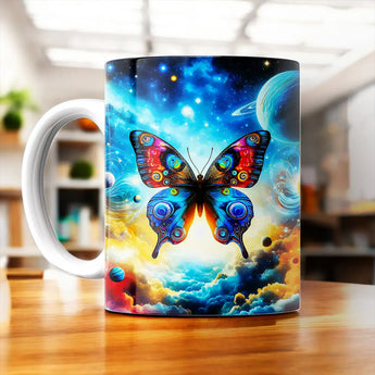 Mug Papillon Univers