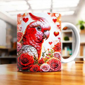 Mug Perroquet Rose