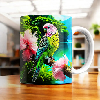 Mug Perroquet Tropical