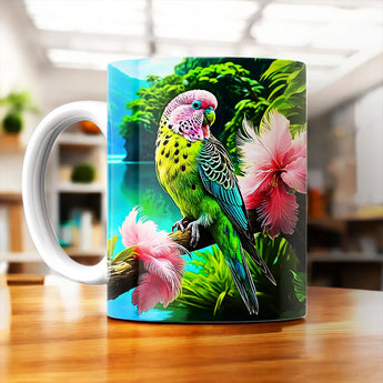 Mug Perroquet Tropical