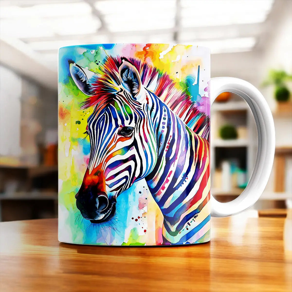 Mug Zèbre Coloré