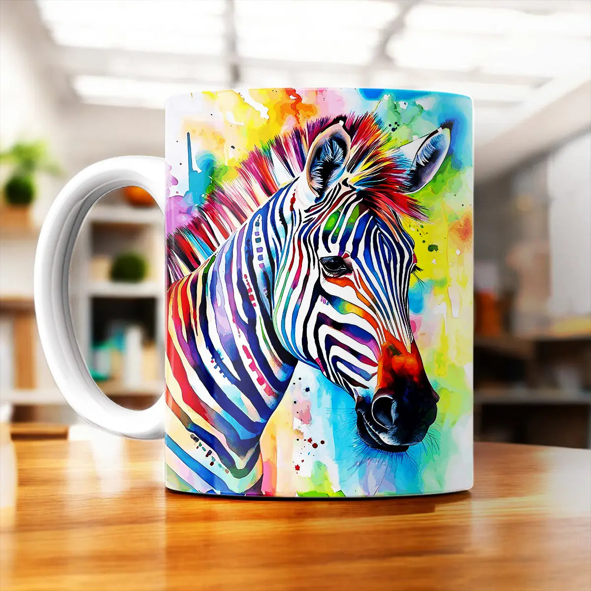 Mug Zèbre Coloré
