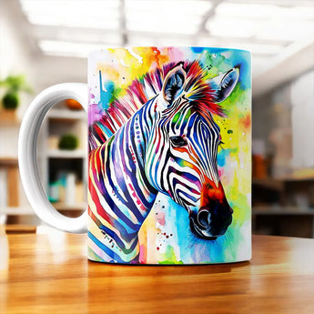 Mug Zèbre Coloré