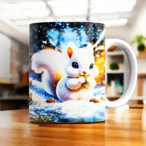 Mug Écureuil Blanc