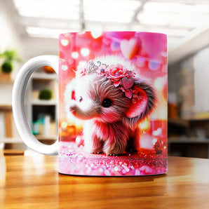 Mug Éléphant Rose