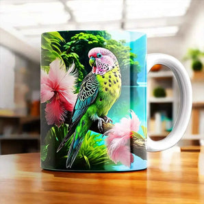 Mug Perroquet Tropical