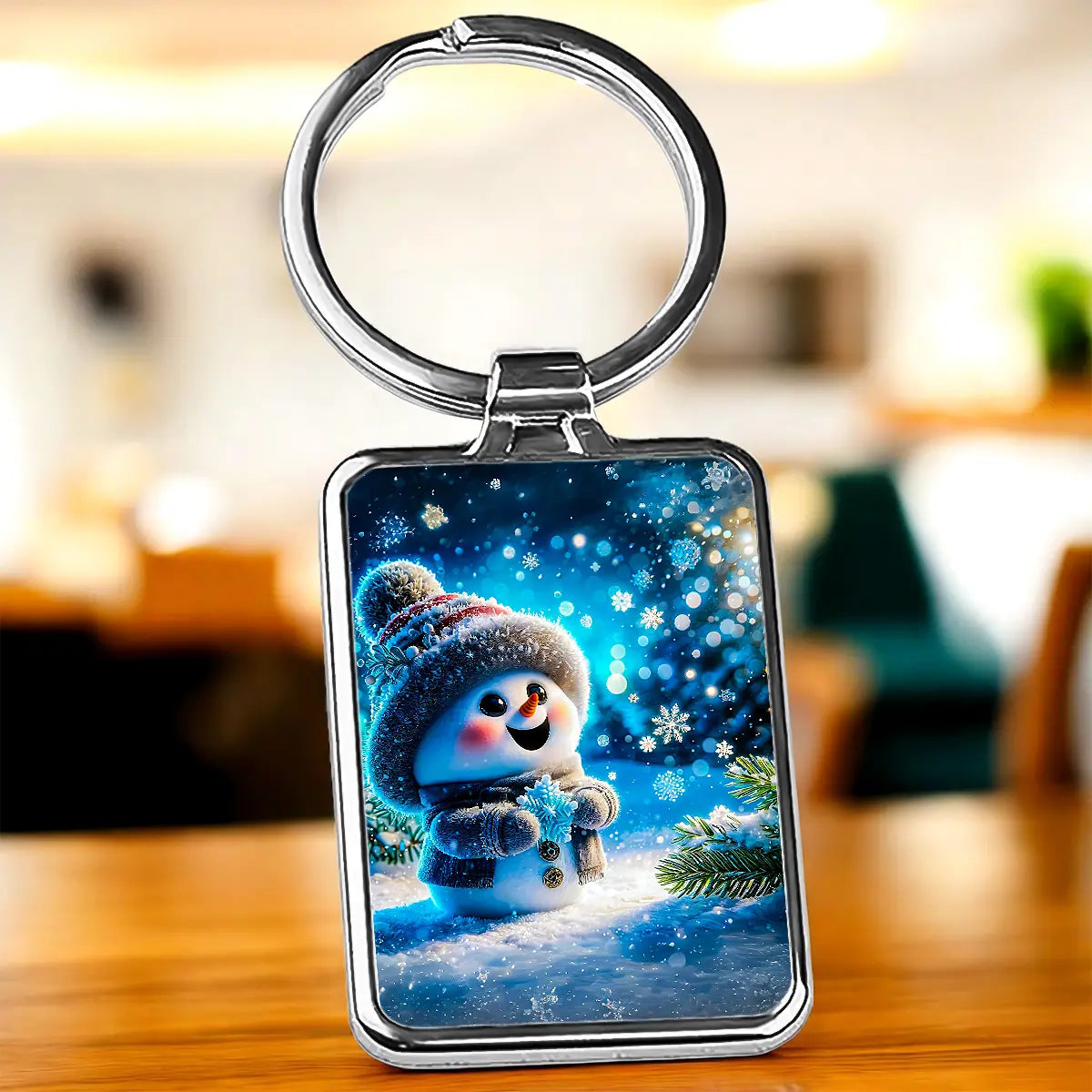 Porte Clé Bonhomme de Neige Mignon
