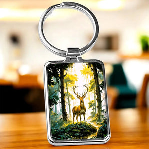 Porte Clé Cerf Forêt