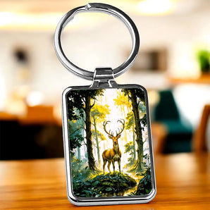 Porte Clé Cerf Forêt