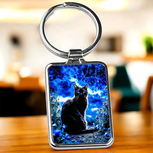 Porte Clé Chat Noir