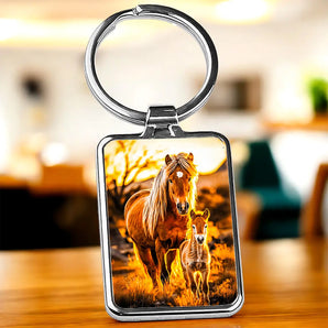 Porte Clé Cheval Famille