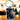 Porte-clés rectangulaire argenté avec illustration de personnage de manga en armure noire et argentée.