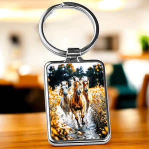 Porte Clé Chevaux Sauvages