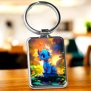 Porte Clé Dragon Bleu