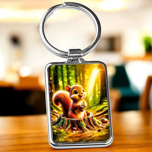 Porte Clé Ecureuil Forêt